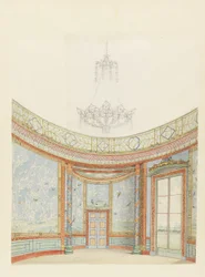 Entwurf für die Dekoration des Salons, Royal Pavilion, Brighton